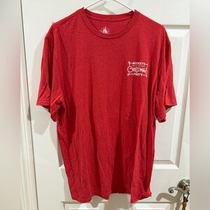 Disney Red Mickey's Very Merry Christmas Party Tee 2024